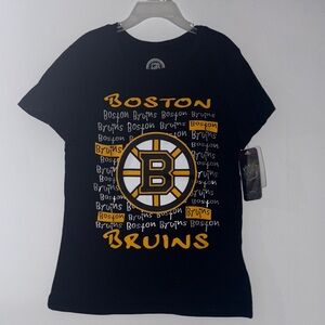 BOSTON BRUINS GIRLS SHORT SLEEVE TEE SIZE 7/8